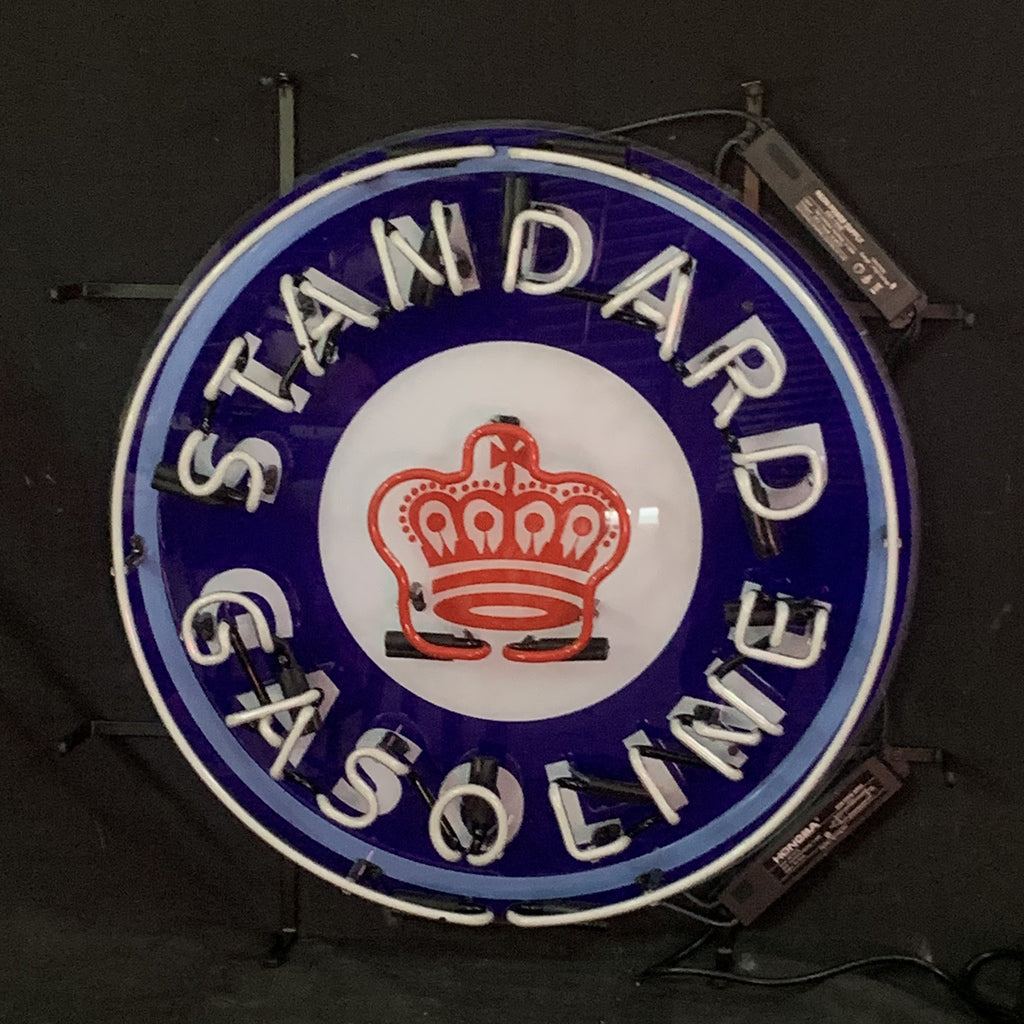 Standard Gasoline Crown Neon Light Sign Neon Signs Land