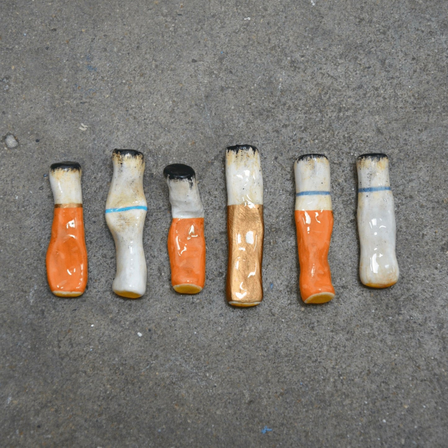 STEPPED ON SMOKES - SET OF SIX