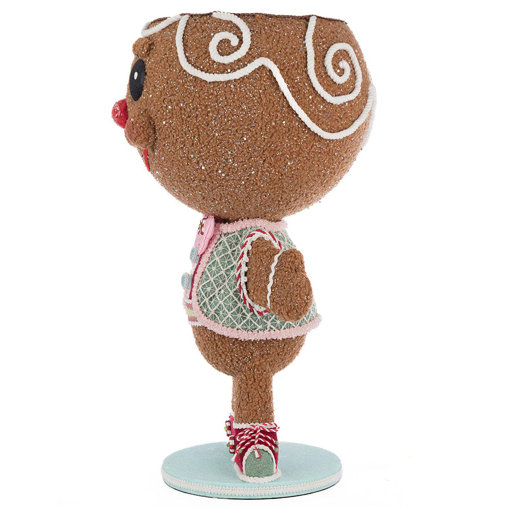 Stick E. Sweet Gingerbread Boy Candy Container by Katherine's Collection Quirks!