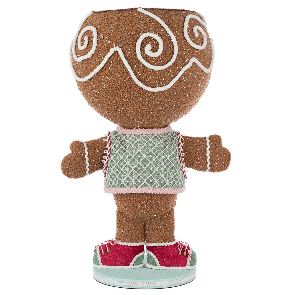Stick E. Sweet Gingerbread Boy Candy Container by Katherine's Collection Quirks!