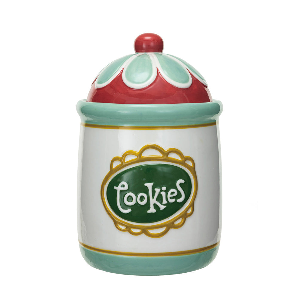 Stoneware Cookie Jar "Cookies" Quirks!