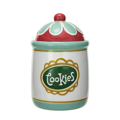 Stoneware Cookie Jar "Cookies" Quirks!