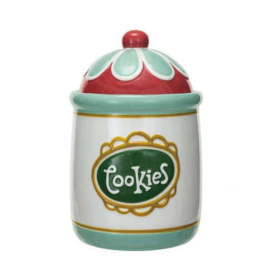 Stoneware Cookie Jar "Cookies" Quirks!