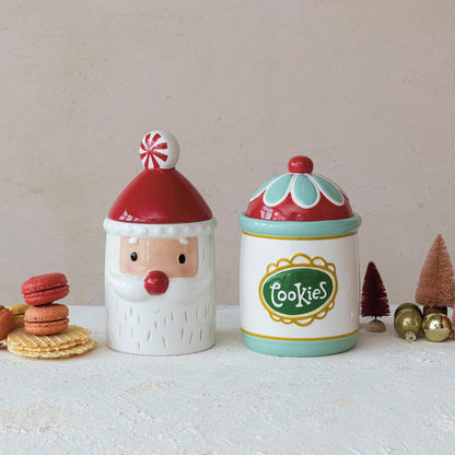 Stoneware Cookie Jar "Cookies" Quirks!