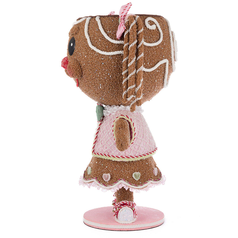 Sugar E. Sweet Gingerbread Girl Candy Container by Katherine's Collection Quirks!