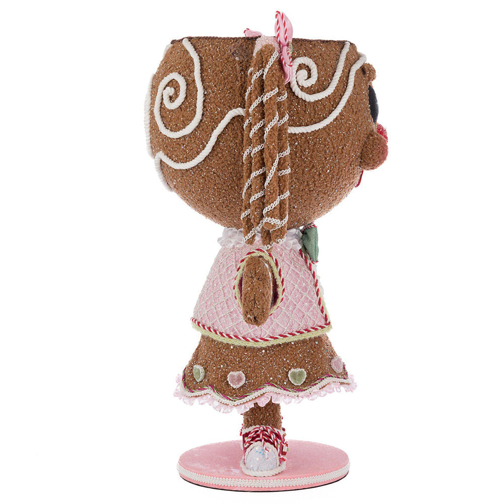 Sugar E. Sweet Gingerbread Girl Candy Container by Katherine's Collection Quirks!