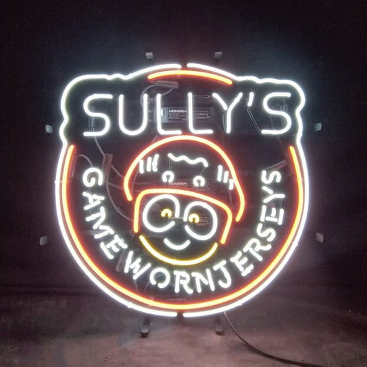Sully's Game Worn Jerseys Neon Signs Neon Signs Land