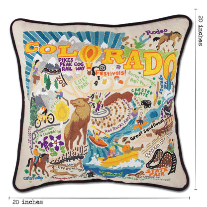 Summer Colorado Hand-Embroidered Pillow Quirks!