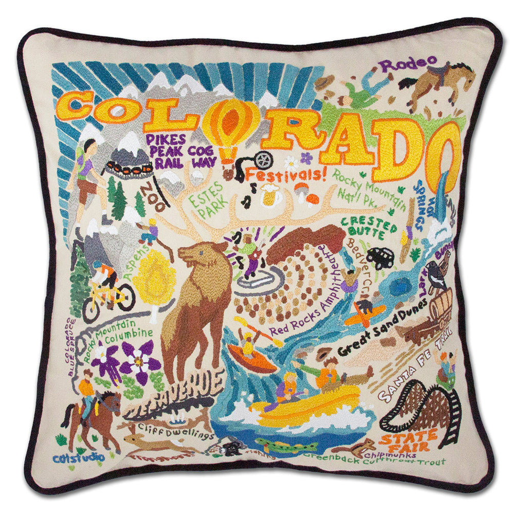 Summer Colorado Hand-Embroidered Pillow Quirks!