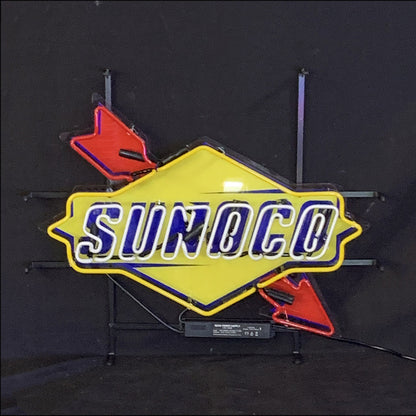 Sunoco Gasoline Company Logo Neon Signs Neon Signs Land