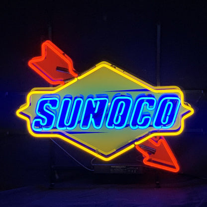 Sunoco Gasoline Company Logo Neon Signs Neon Signs Land