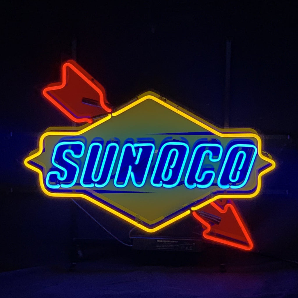 Sunoco Gasoline Company Logo Neon Signs Neon Signs Land