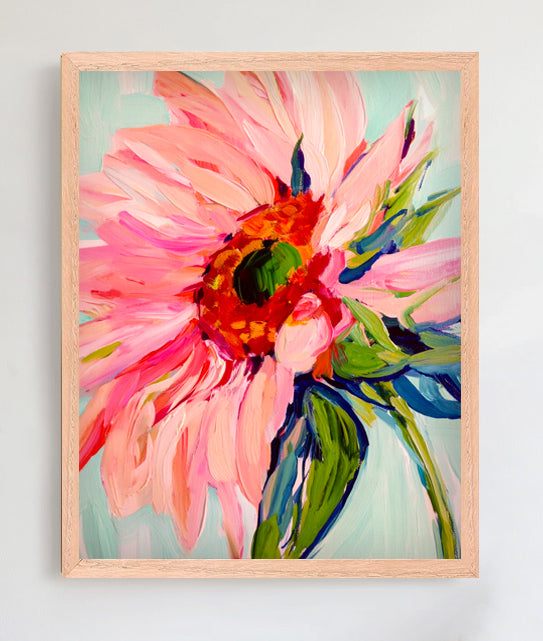 Sunshine Reverie – Original Framed Pastel Drawing for Gift Giving