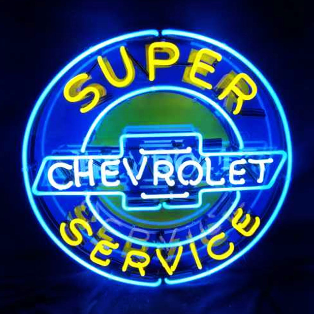 Super Chevrolet Service Neon Signs Light Neon Signs Land