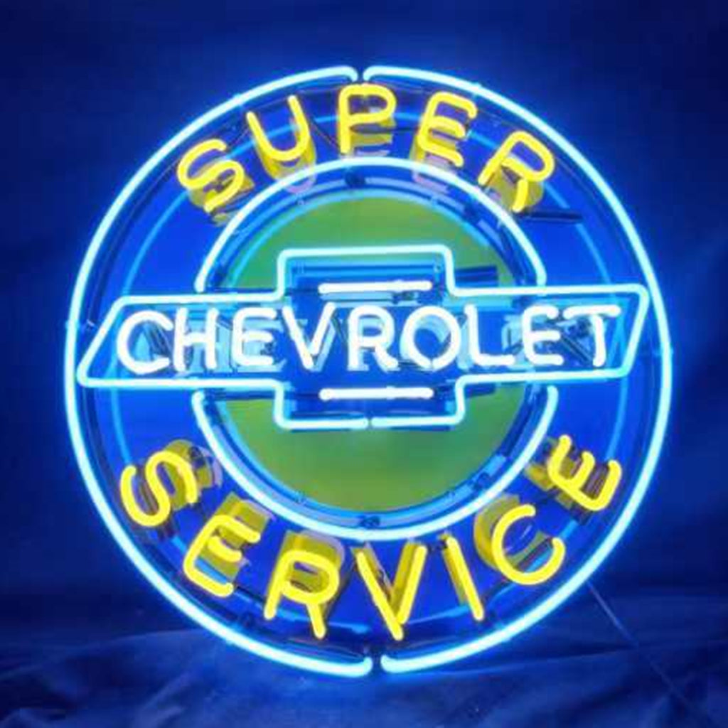 Super Chevrolet Service Neon Signs Light Neon Signs Land