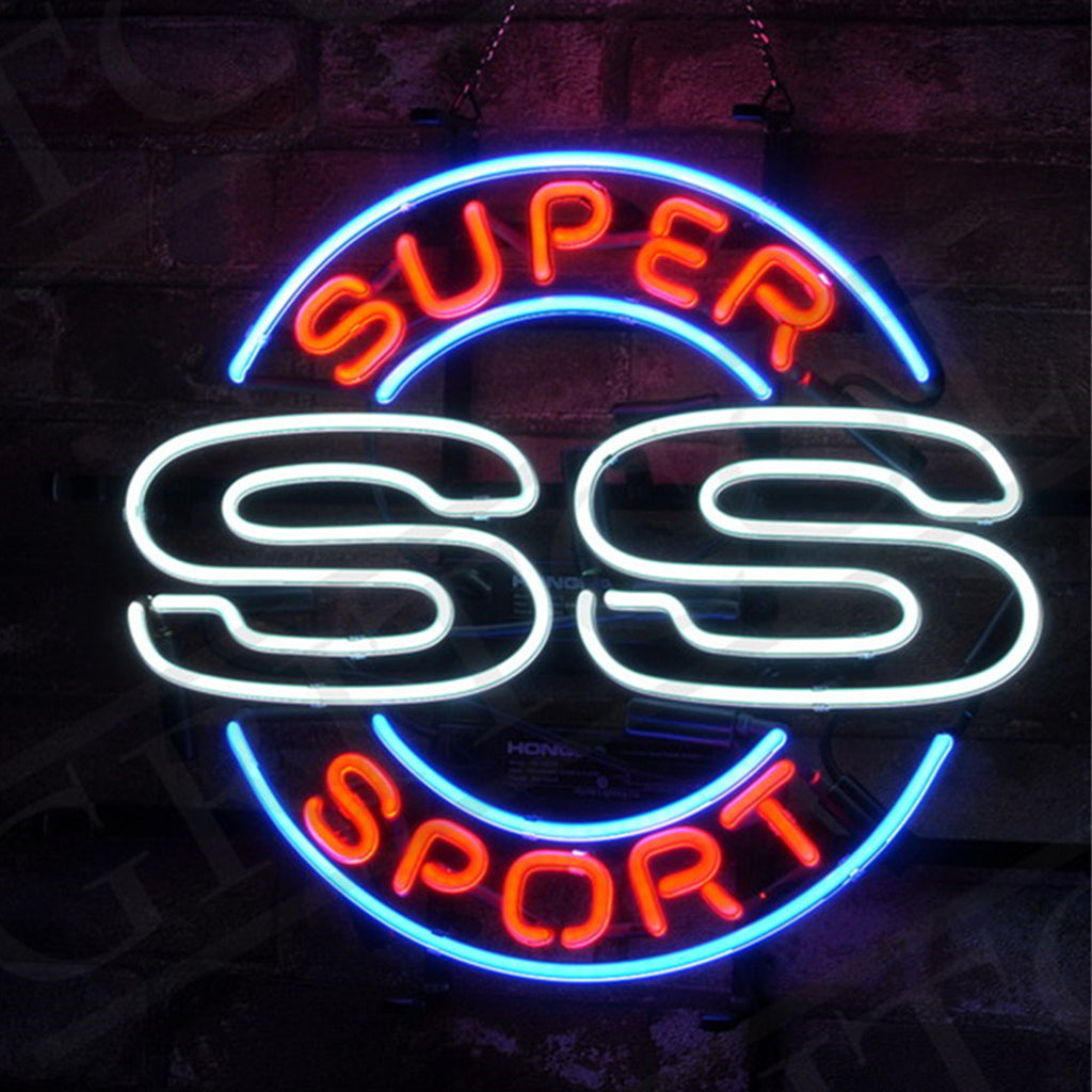 Super Sport SS Neon Signs Light Neon Signs Land