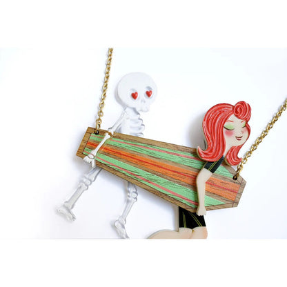 Surfer Couple Necklace by Laliblue Quirks!