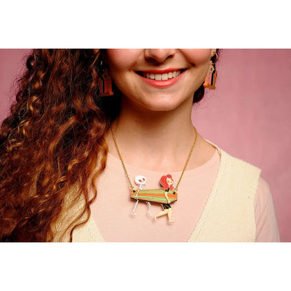 Surfer Couple Necklace by Laliblue Quirks!