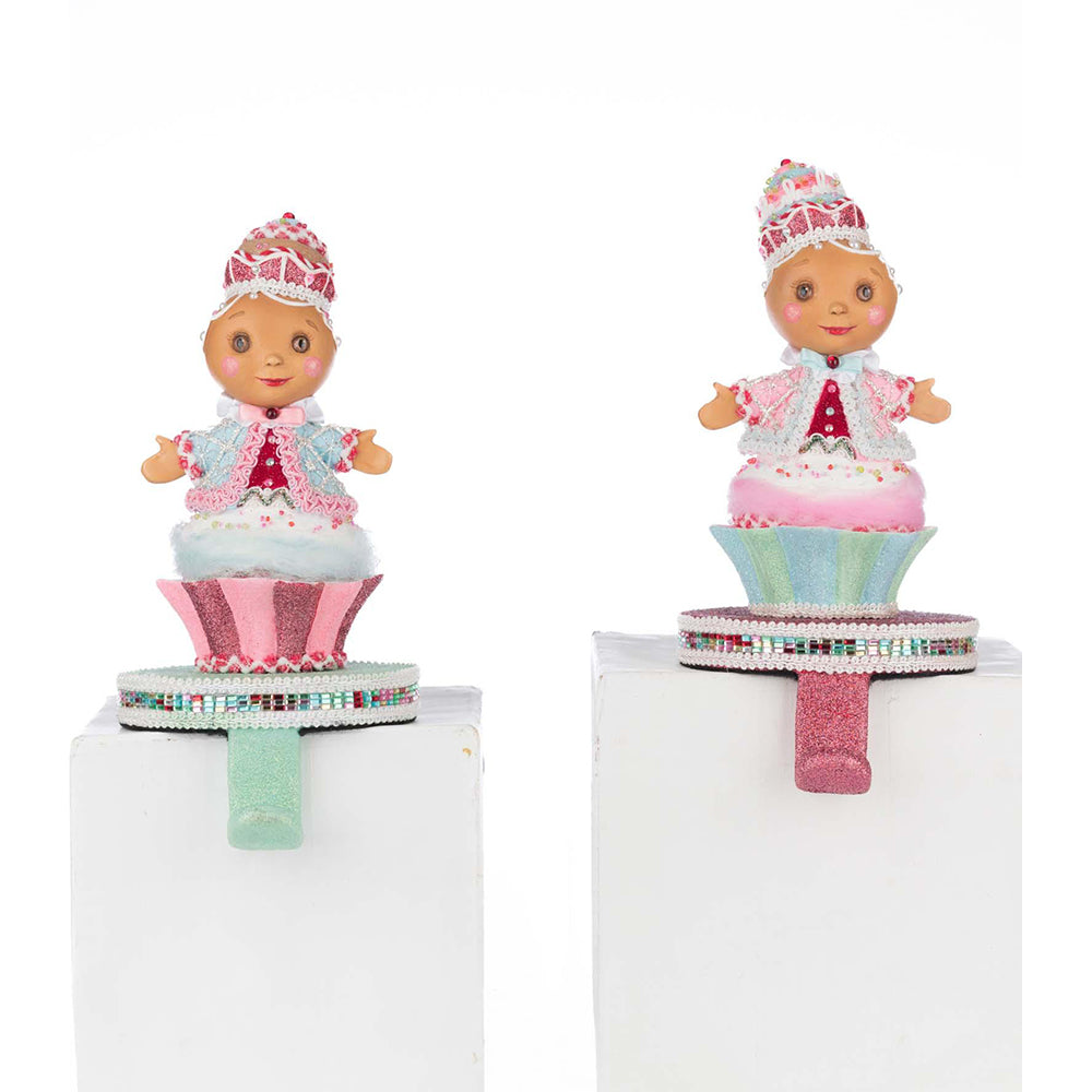 Sweet Delights Gingerbread Stocking Holder Assortment of 2 by Katherine's Collection Quirks!