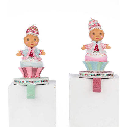 Sweet Delights Gingerbread Stocking Holder Assortment of 2 by Katherine's Collection Quirks!