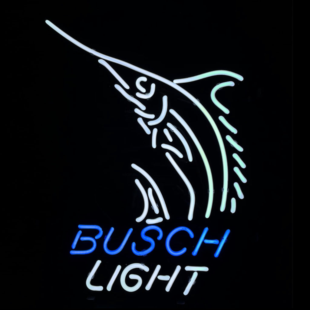 Swordfish Busch Light Beer Neon Sign Neon Signs Land