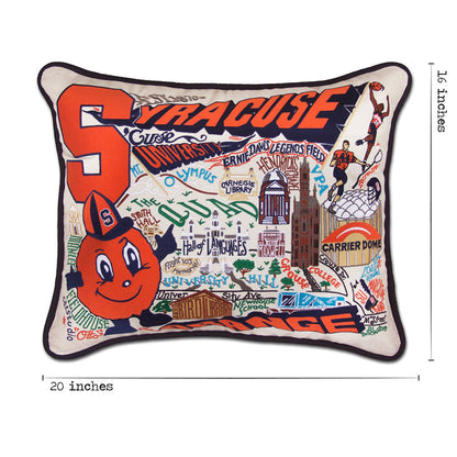 Syracuse University Collegiate Hand-Embroidered Pillow Quirks!