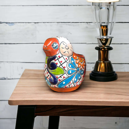 Talavera Ram Planter | Colorful Mexican Sheep Ceramic Pot