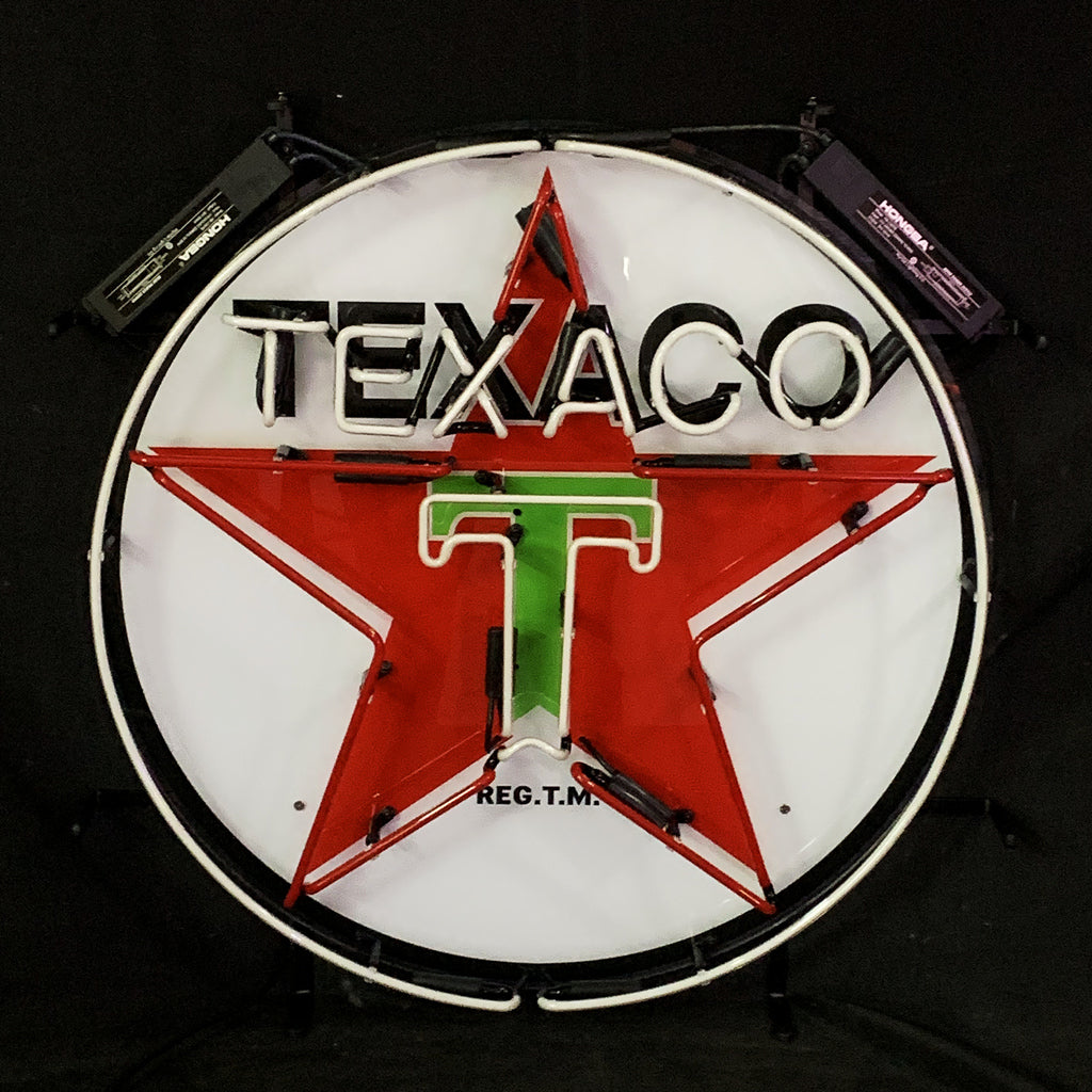 Texaco Gasoline Neon Signs Light Neon Signs Land