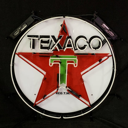 Texaco Gasoline Neon Signs Light Neon Signs Land