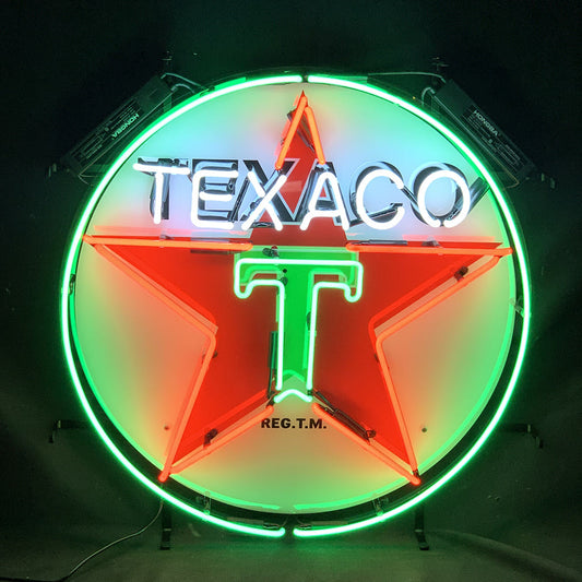 Texaco Gasoline Neon Signs Light Neon Signs Land