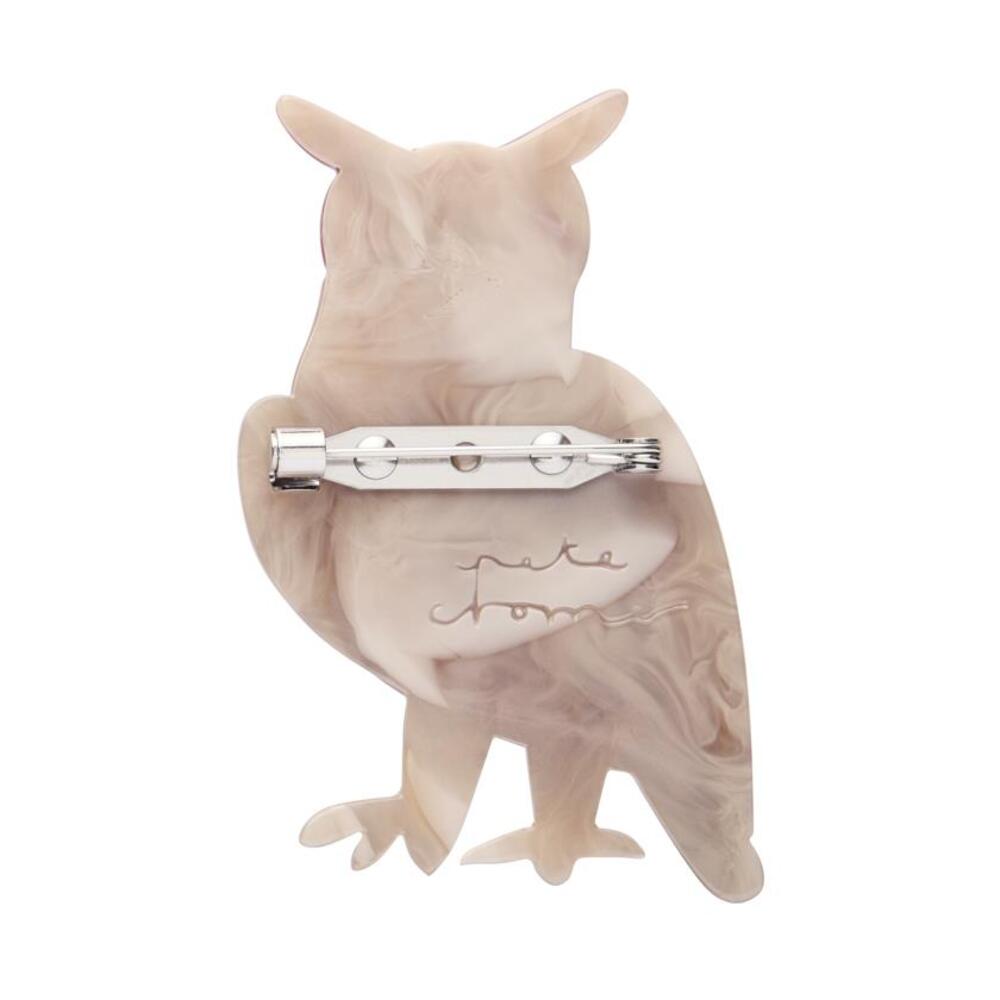 The Grand Great Horned Owl Brooch by Erstwilder