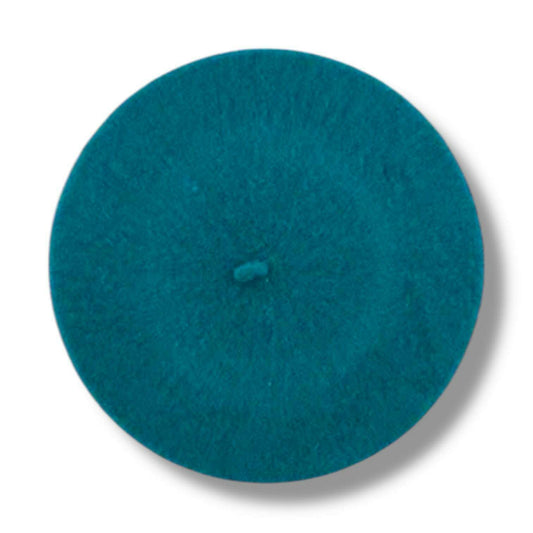 The Looker Classic French Beret - Peacock