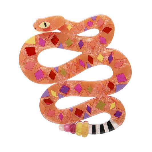 The Rowdy Rattlesnake Brooch by Erstwilder Quirks!