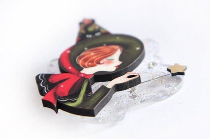 The Sorceress Brooch by Laliblue