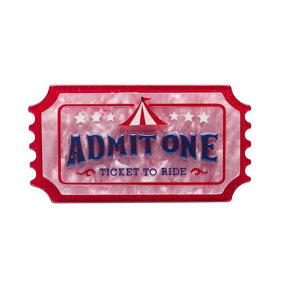 Ticket to Ride Brooch by Erstwilder Quirks!