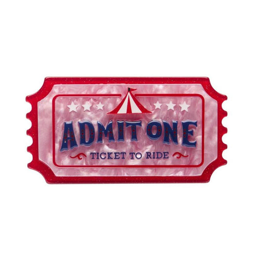 Ticket to Ride Brooch by Erstwilder Quirks!