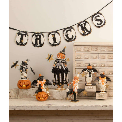 Top Hat Jack with Cat | Halloween Decor | Bethany Lowe