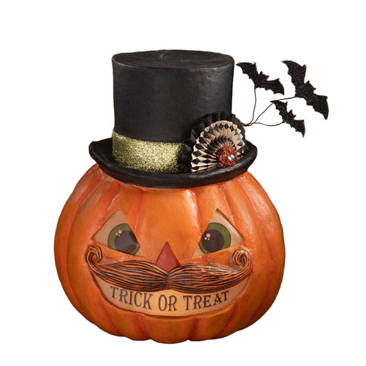 Trick or Treat Pumpkin Stache by Bethany Lowe Designs Quirks!