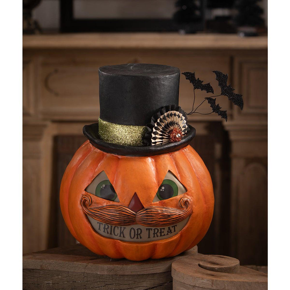 Trick or Treat Pumpkin Stache by Bethany Lowe Designs Quirks!