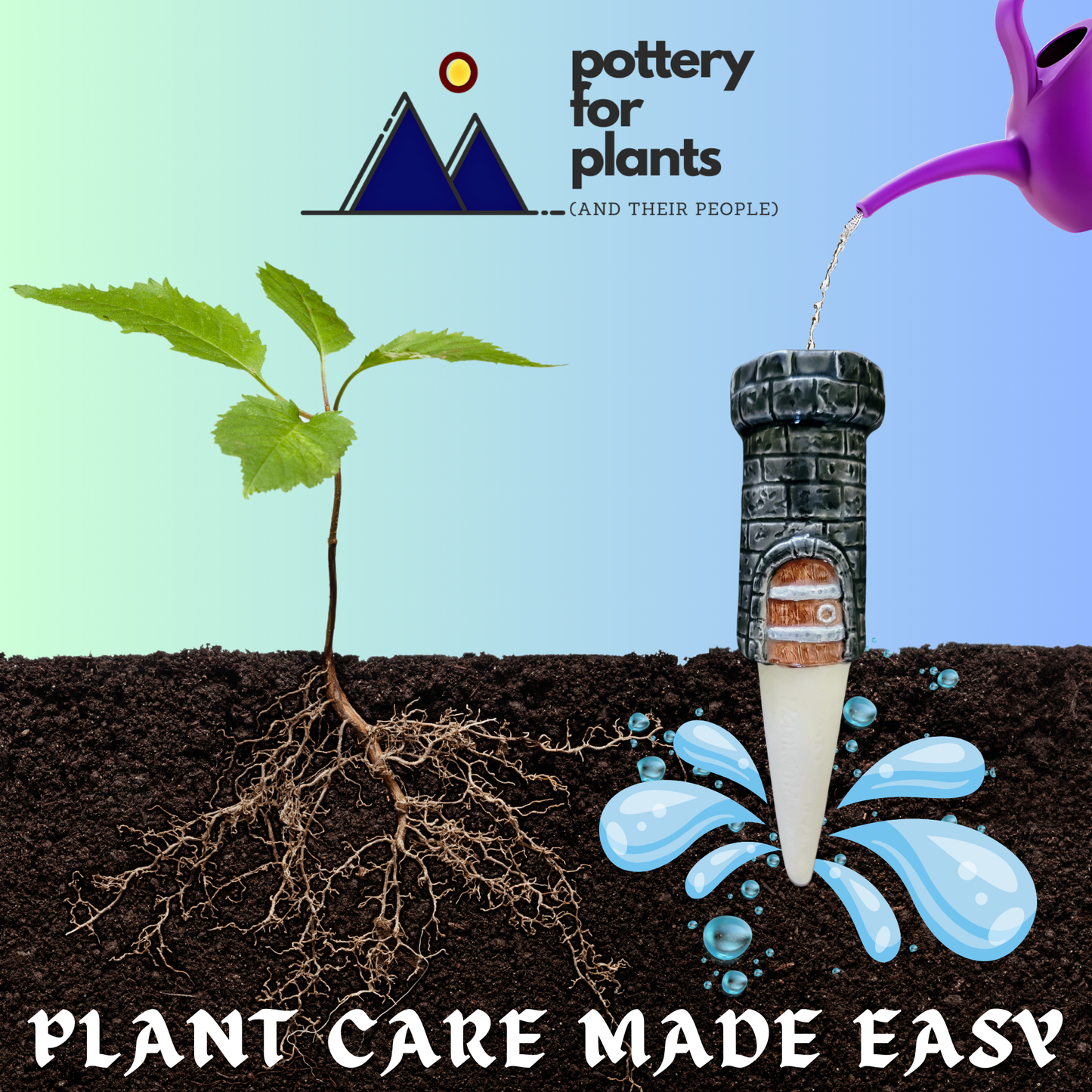 Small Turret Castle Watering Spike Mountain Mudworks