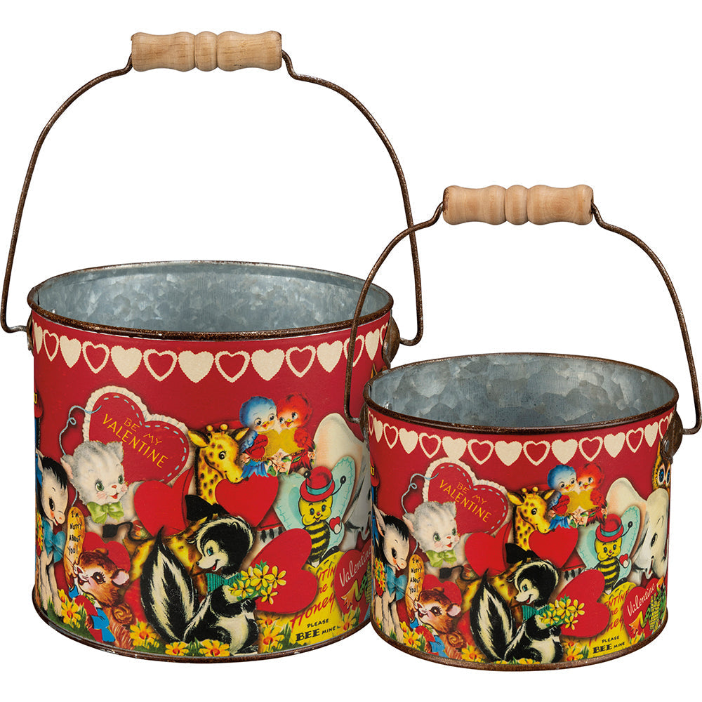 Vintage Valentine Metal Bucket Set Quirks!