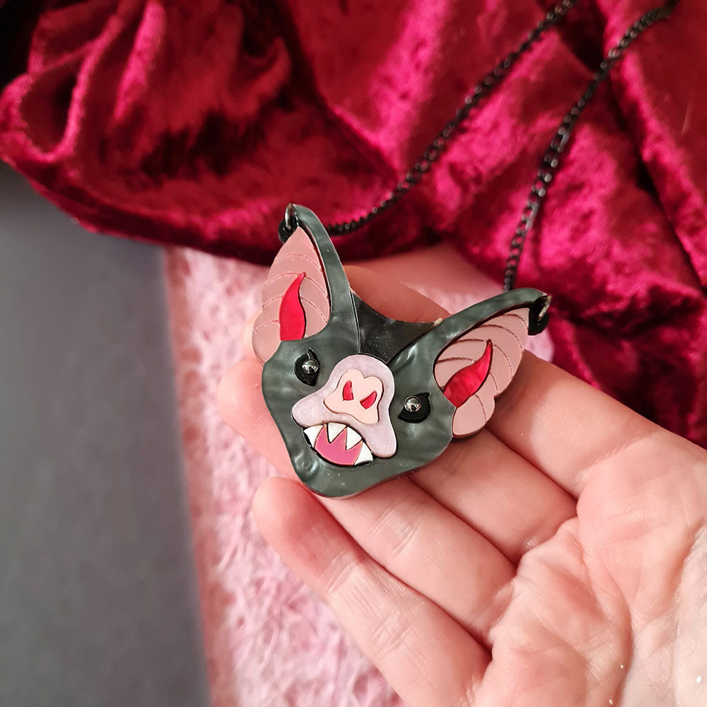 Vampire Bat Necklace by Cherryloco Quirks!