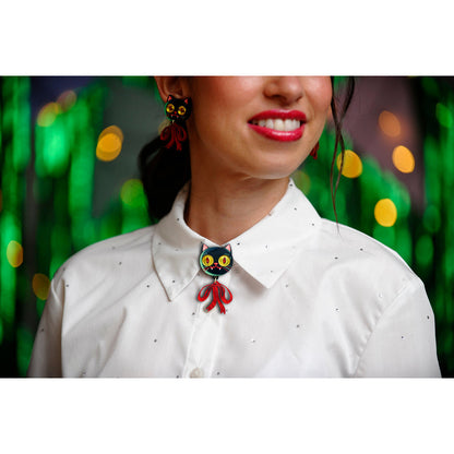 Vampire Kitten Button Cover by Laliblue