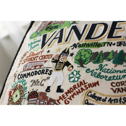 Vanderbilt University Collegiate Hand-Embroidered Pillow Quirks!