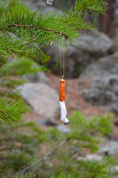 VANITY CERAMIC CIGARETTE ORNAMENTS - SET OF EIGHT