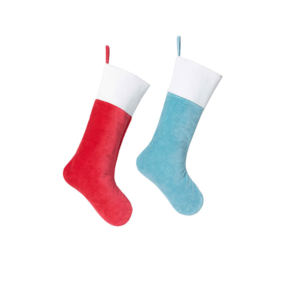 Velvet Stockings with Shimmery Linen Cuff Set of 2 Quirks!