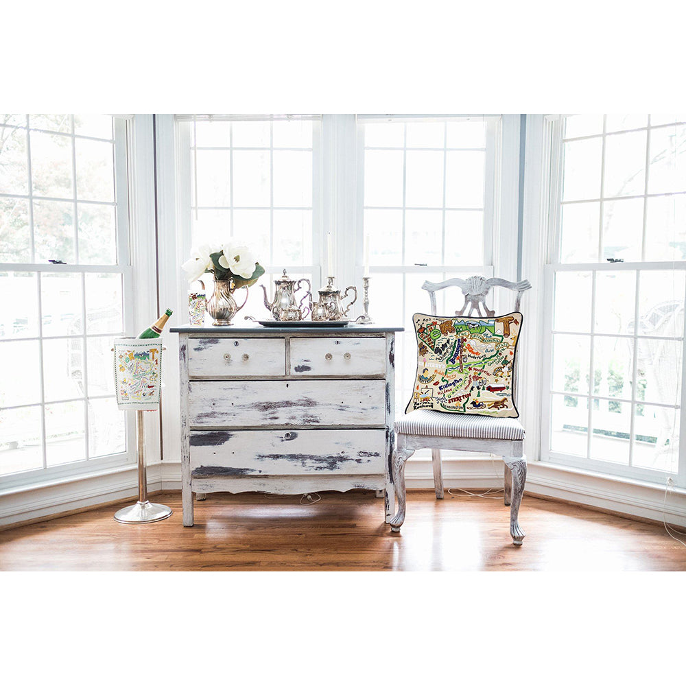 Vermont Hand-Embroidered Pillow Quirks!