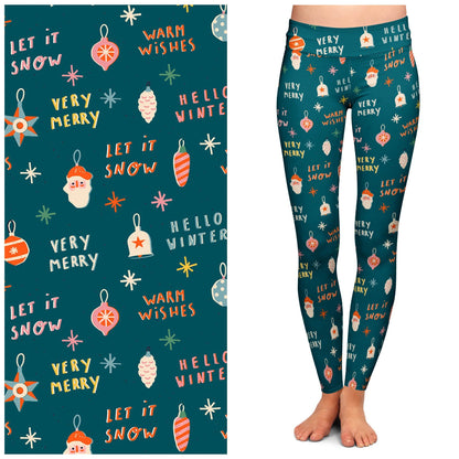 "Very Merry" Buttery Soft Leggings by Lipstick & Chrome Quirks!