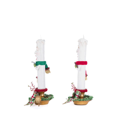Village Of Holly Woods Caroling Candles Assortment of 2 by Katherine's Collection Quirks!