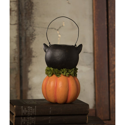 Vintage Black Cat in Pumpkin by Bethany Lowe Designs Quirks!